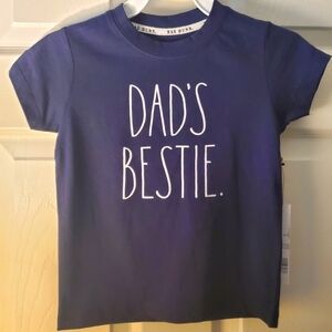 NWT Rae Dunn Boys Dad's Bestie Sz 4